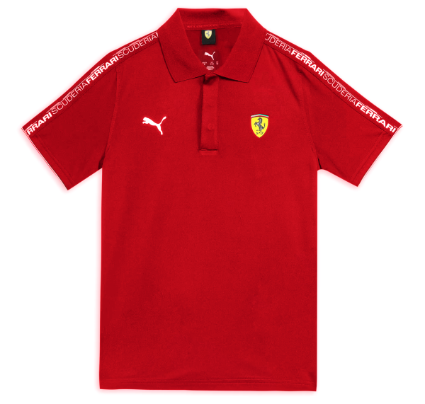 Polo Ufficiale Puma Scuderia Ferrari Race Bambino – Rosso Corsa