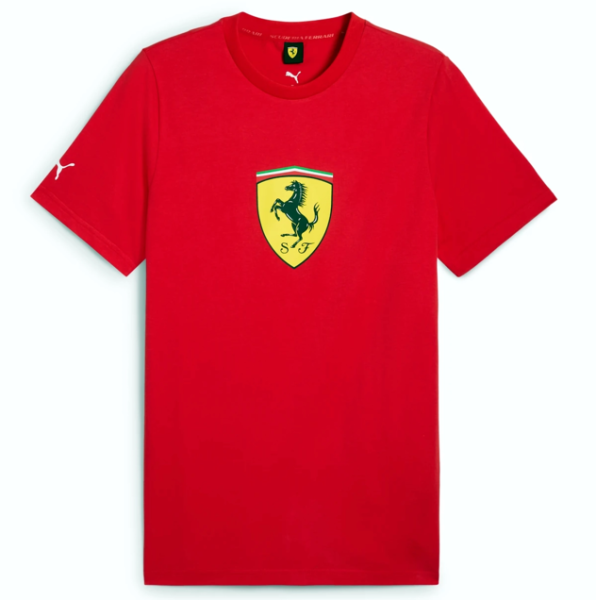 T-Shirt Ufficiale Puma Scuderia Ferrari Race – L'Iconico Rosso Corsa