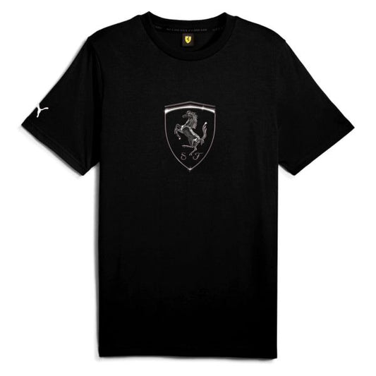 T-Shirt Ufficiale Puma Scuderia Ferrari Race – Tonal Big Logo Nero
